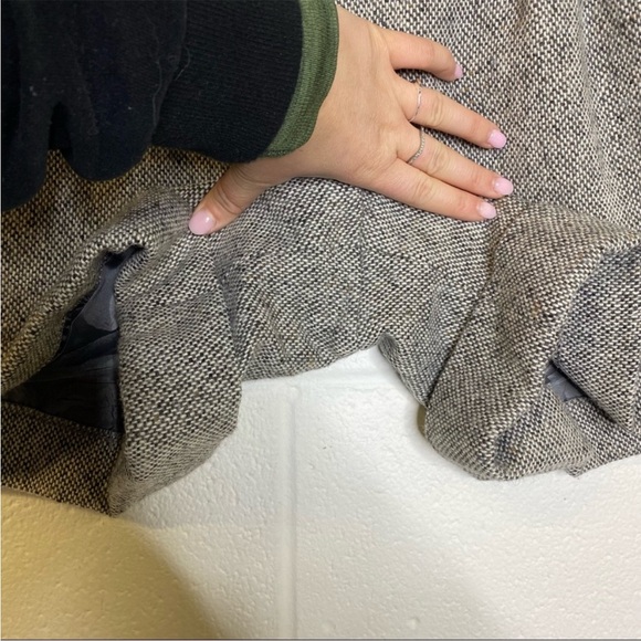 Gap Grey Wool Cuffed Dress Shorts Size 8 - Picture 6 of 9